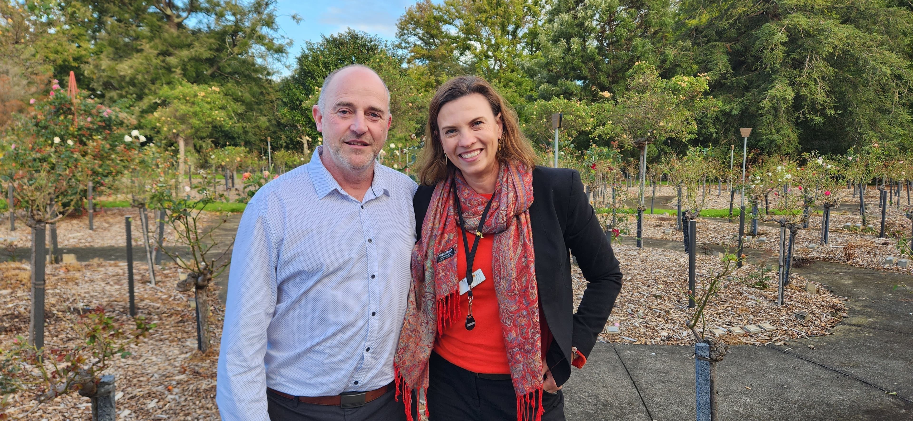 Picture of Chris Gelley and Katie Ward at SBC