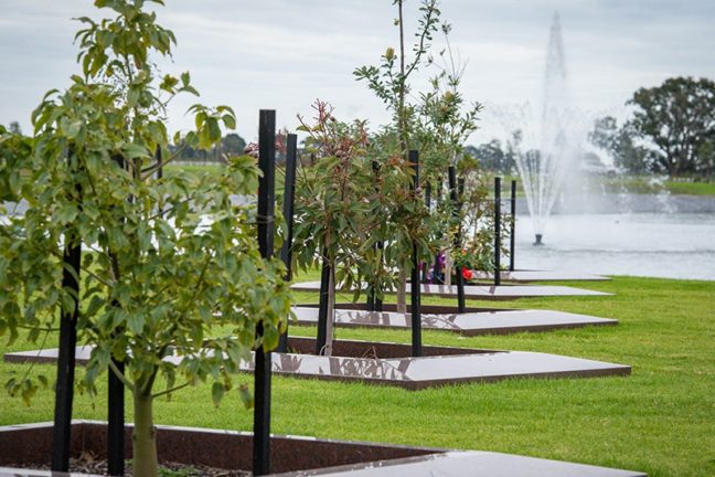 Bunurong Memorial Park and Cemetery in Dandenong, East of Melbourne